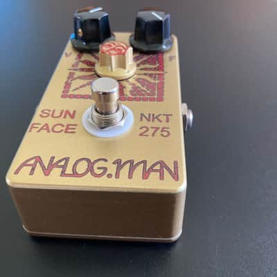 Analogman Sun Face Red Dot NKT-275 Germanium Fuzz with Sun Dial 2002 - 2015 Gold image 7