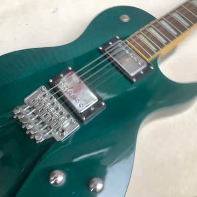 Hyundai Les Paul with Tremolo futuristic model Vintage 80’s floyd rose style Korea ? japan? image 19