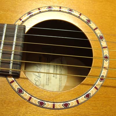 BEAUTIFUL ART & LUTHERIE ACOUSTIC PARLOR GUITAR AMI ALMOND 023097000364 GODIN image 10