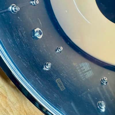 Ahead 14" x 6" Snare Drum Black Nickel over Brass w/ Dunnett R4 Throw-off image 8