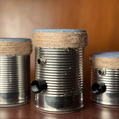 Mini Lo-Fi Tin Can Microphone — Vintage Tone, Made in Texas (5/8" Mount) image 2