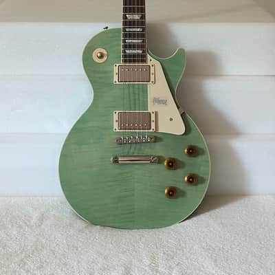 Gibson Custom Shop Les Paul Standard PSL in rare Translucent Mint Green (rare & unplayed) image 2