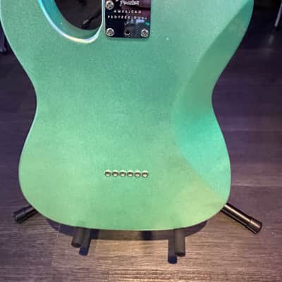 Fender American Professional II Telecaster Deluxe with Maple Fretboard 2020 - Present - Mystic Surf Green image 9