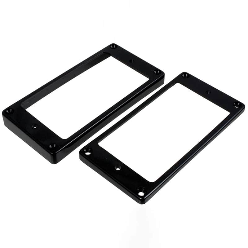 Allparts PC-6743-023 Humbucking Pickup Ring Set For Epiphone - Black image 1