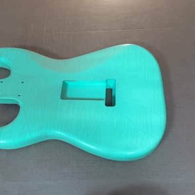 1805g Kohlin Guitars S-Type Roasted Pine replacement body Aged Nitro Relic Vintage Surf Green Made in Sweden image 4