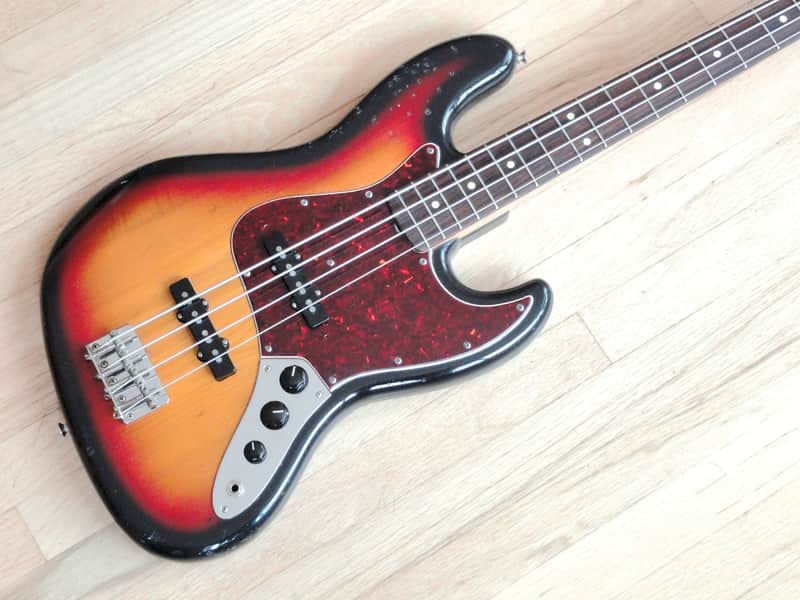 1982 Squier JV '62 Jazz Bass Sunburst Japan MIJ Fender USA Custom Shop Pickups image 1