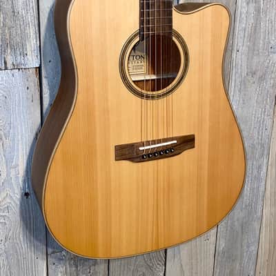 Teton STS105CENT Acoustic Electric Dreadnought Guitar, Solid Cedar Top, Buy it Here we Ship so FAST image 3
