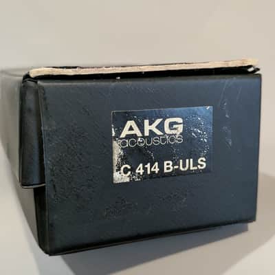 AKG C414 B ULS Large Diaphragm Multipattern Condenser Microphone 1990s - Black image 13