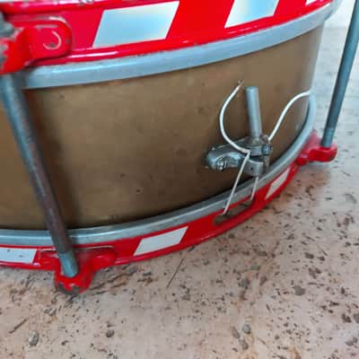 Lefima Marching Snare WW2 Style Early 70's  Copper image 3