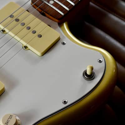 1994 Fender Japan Jazzmaster (JM66-RC) – Shoreline Gold, MIJ, Limited, Offset, FujiGen image 14