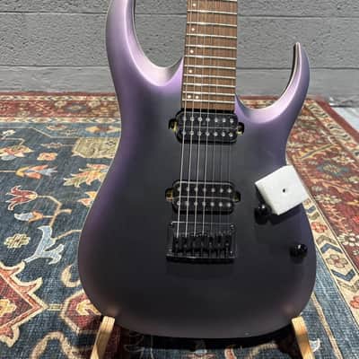 Ibanez RGA742EX RGA Standard 7-String Electric Guitar - Black Aurora Burst Matte image 2