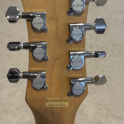 Danelectro Mod 7 (7-String) Early 2000s - Aqua Pearl image 10