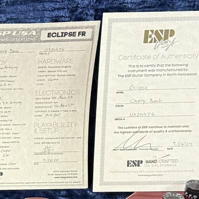 2024 ESP USA Eclipse COA Included Excellent Condition! (300) image 7