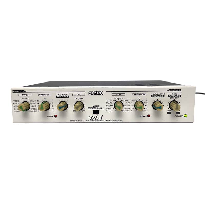 Fostex DE-1 Dual Multi Effects Processor White