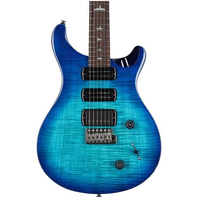 PRS Paul Reed Smith SE Studio Electric Guitar (with Gig Bag), Lake Blue image 4