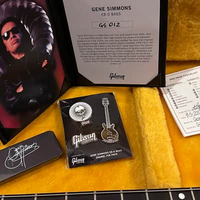 Gibson Gene Simmons Signature EB-0 2023 - Ebony Custom Shop - KISS Demon MIB image 12