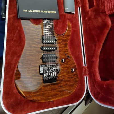 Ibanez  RG20136 BSZ J-Custom - Brown Smoky Topaz - Limited Edition Brown Smoky Topaz, with Cosmo Bla image 4