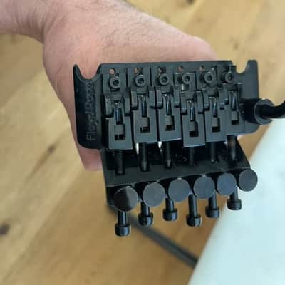 Black Floyd Rose Original Tremolo System with R3 Nut 37mm Titanium Fat Block Made in Germany Bild 2