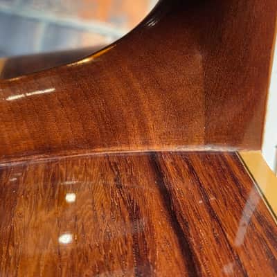 Antonio Tsai Dreadnought Acoustic Natural STUNNING Rose & Hummingbird Inlays image 8