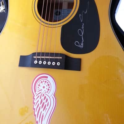 Autographed Paul McCartney signed Epiphone Inspired By 1964 Texan recent Blonde image 2