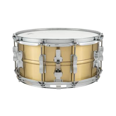 Ludwig LB654B Acro 6.5" x 14" Snare Drum - Brushed Brass image 2