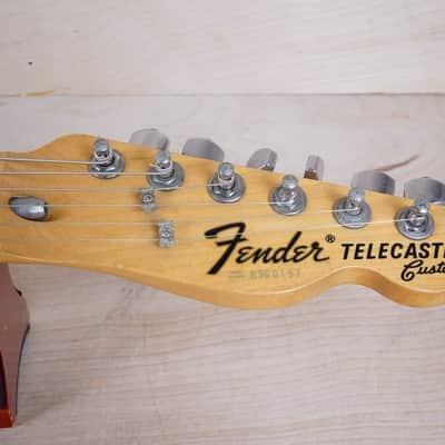 Fender CTC-55M Telecaster Custom Reissue MIJ 1984 Black TC-72 Vintage Japan Fujigen w/ Bag image 3