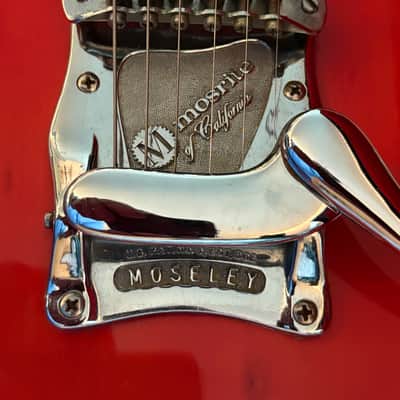 Mosrite of California Custom 1968 Cherry Semie Moseley Semi-Hollow Bakersfield Maphis image 7