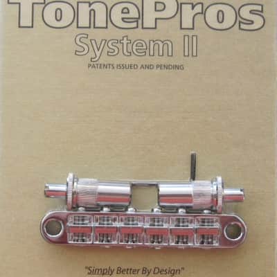 TonePros T3BT-C Metric Tuneomatic Bridge Chrome