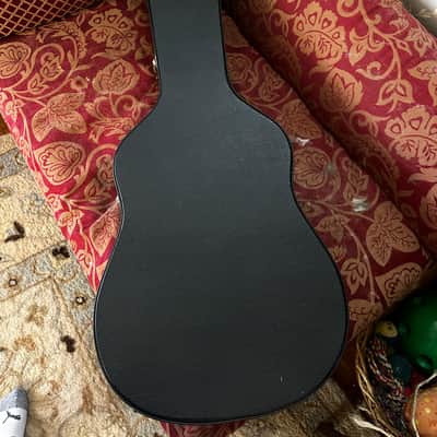 Luna Flora Passionflower Quilt Maple Acoustic-Electric Guitar 2010s - Trans Purple image 3