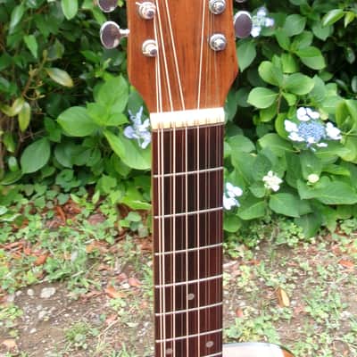 1973 K.Yairi F-180 12-String Acoustic Guitar - Rare / International Label - Made in Japan +Hard Case image 6