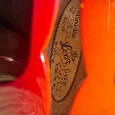 The Loar LM-700 Supreme F-Style Mandolin - Vintage Sunburst image 8