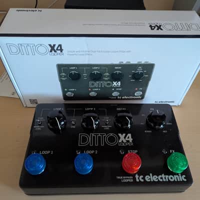 TC Electronic Ditto X4 Looper 2016 - Present - Black image 4