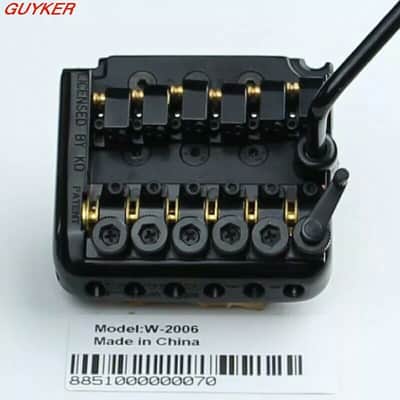GUYKER  6 String Tremolo Bridge Tailpiece for Headless Guitar image 2