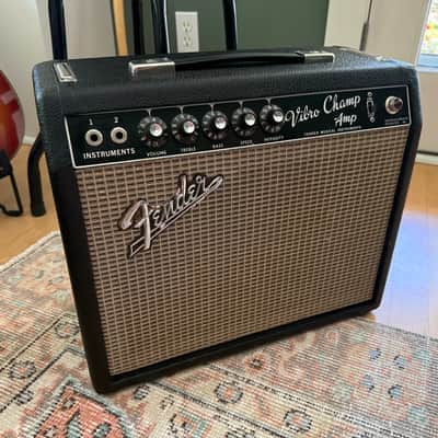 Fender Vibro Champ 6-Watt 1x8" Guitar Combo 1964 - 1967 - Black Panel image 1