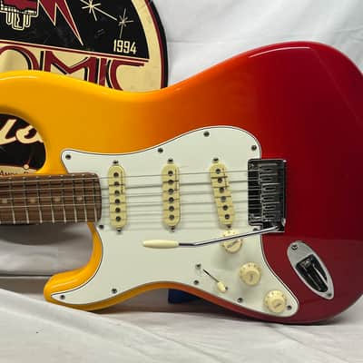 Fender Player Plus Stratocaster Strat Left-Handed Lefty Electric Guitar MIM - Made in Mexico - Tequila Sunrise image 2