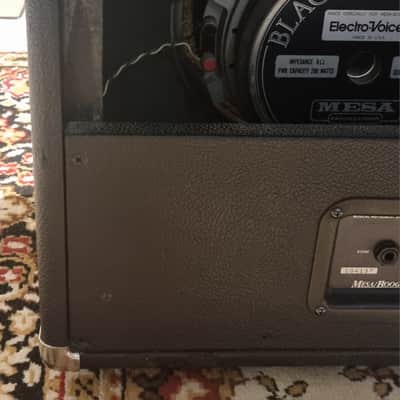 Vintage Mesa Boogie 1x12 200w Electrovoice Black Shadow Guitar Speaker 112 cab EV image 12