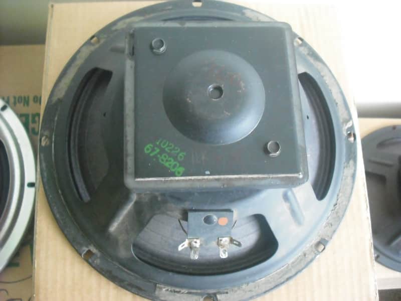 Eminence 10" ALNICO SQUARE MAGNET SPEAKER FULL RANGE 1982 BLACK image 1