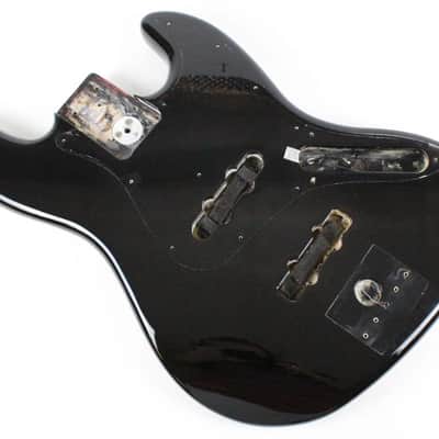 1981-1982 Vintage Fender Jazz Bass BLACK Body USA 1980s image 9