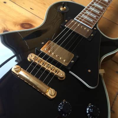 Burny RLC55 Les Paul Custom Electric Guitar image 3