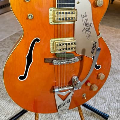 Gretsch 6120 Chet Atkins Hollow Body 1963 - Orange image 2