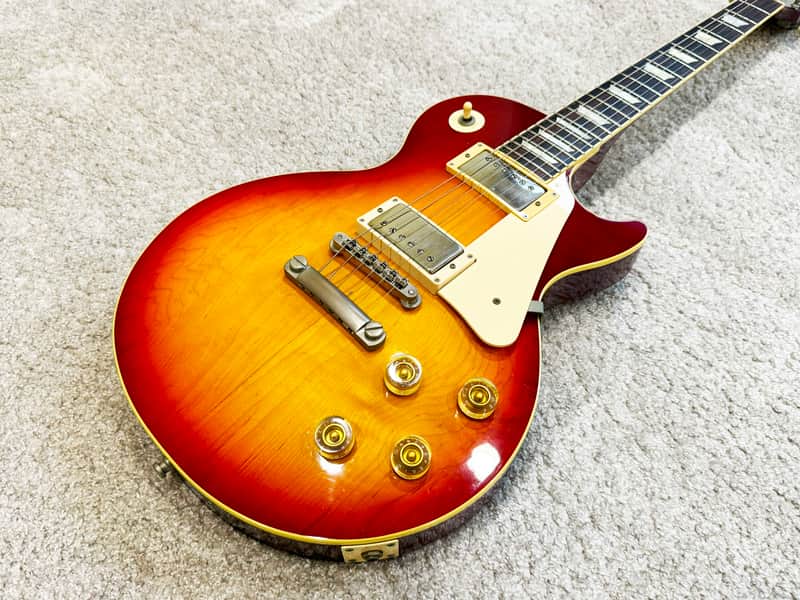 Epiphone Les Paul Standard Made in Japan Open Book Headstock (Japanese Domestic) 1998 - Cherry Burst image 1