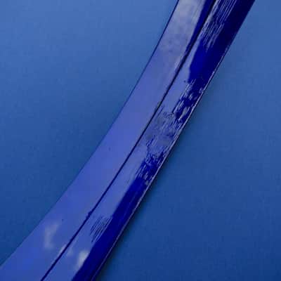 Premier Signia Bassdrum Hoops 22" Sapphire Blue 90s image 9