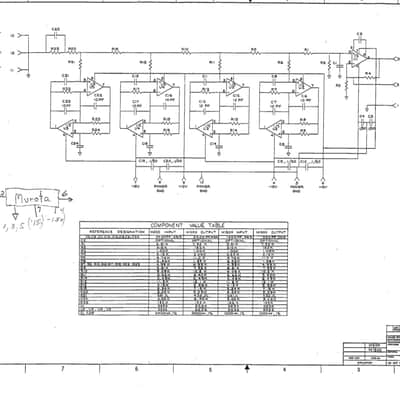 Lexicon Model 200 Replacement Input/Output Filter PCB image 3