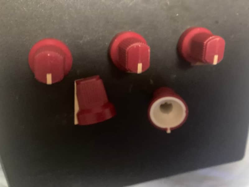 Fender Evil Red Knobs 1989 Red Amp Knobs image 1