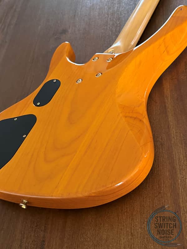 Washburn KW-1250 Bass, Kip Winger SIGNATURE MODEL, Flame Natural
