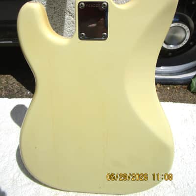 Fender Precision Bass Guitar, 1984-1987, Japan, White Finish, Case image 9