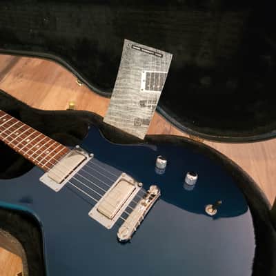 1995 Hamer Eclipse USA Electric Guitar Rare Blue Teal Flip Flop All Original W/OHSC CLEAN! image 2