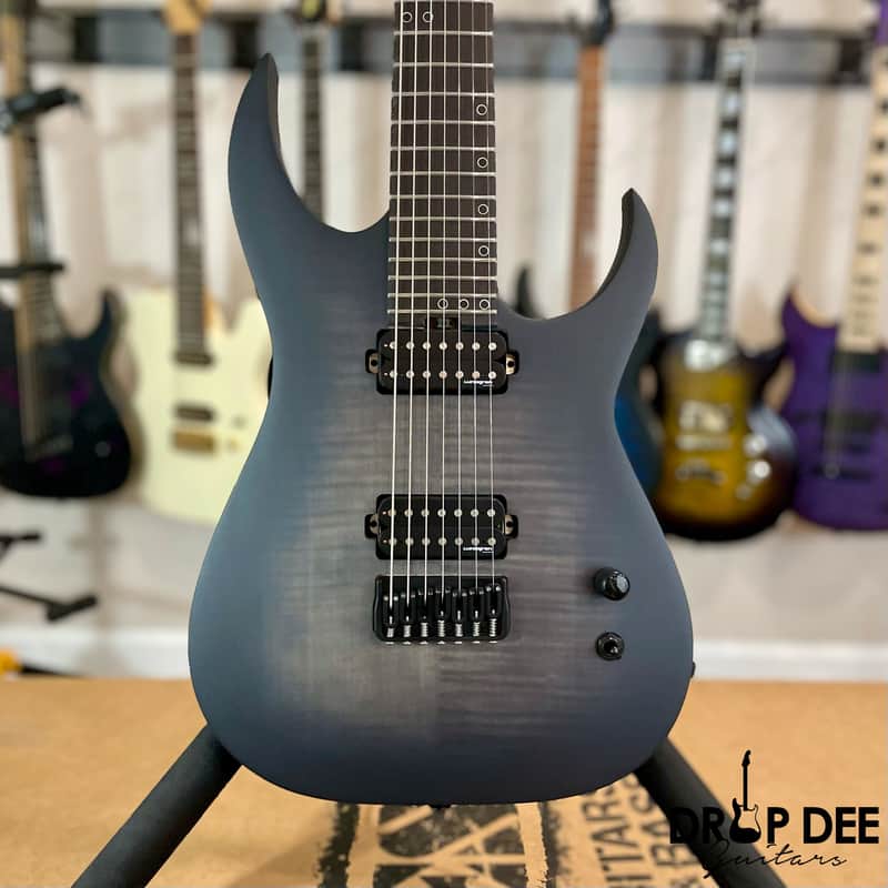 Schecter Keith Merrow KM-7 MK-III Legacy 7-String Electric Guitar-Transparent Black Burst image 1