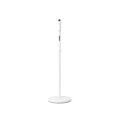 Shure by Gator Round Base Mic Stand with Standard Height-Adjustable Twist Clutch and 10" Base, White (SH-RBMICSTAND10-W) image 7
