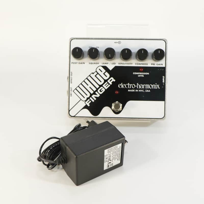 Electro-Harmonix White Finger Analog Optical Compressor Pedal